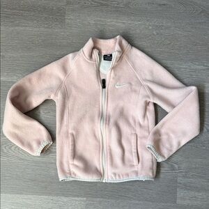 Nike Soft Pink Fleece Jacket